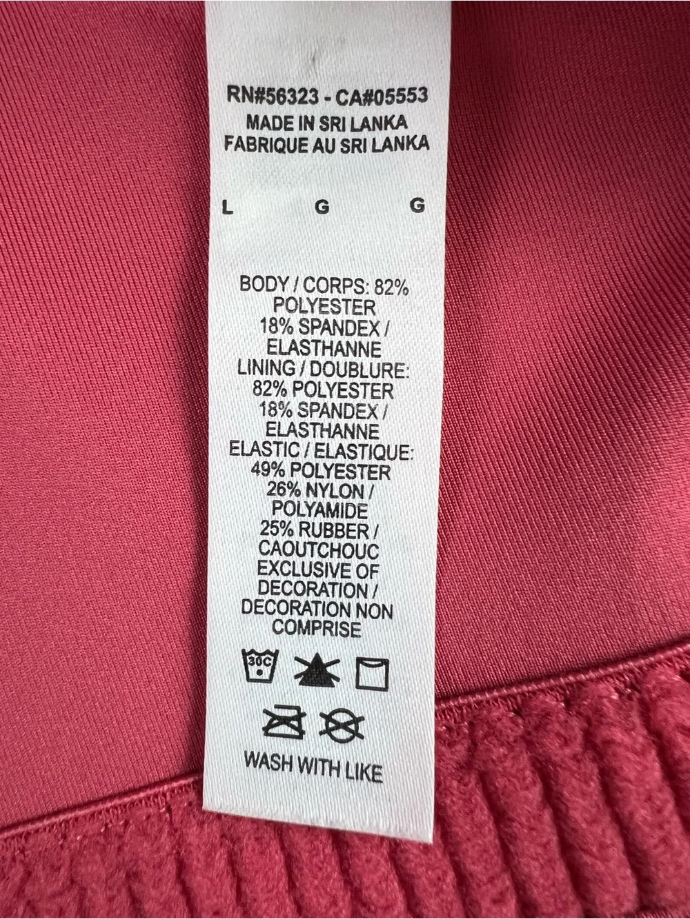Nike Dri-Fit Salmon Pink Yoga Pilates Workout Sports Bra